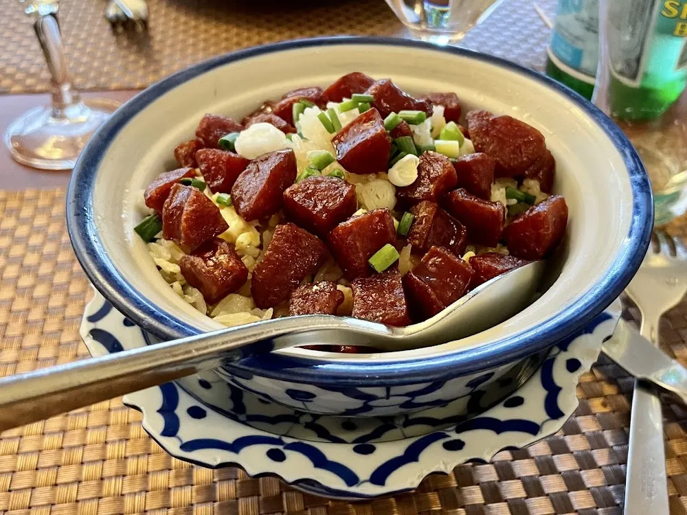 Riz Sauté Aux Saucisson Thai